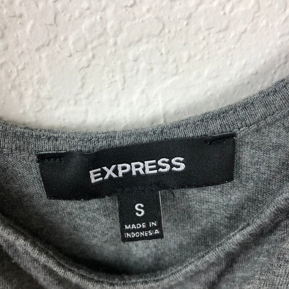 Express Womens Tank Top Dress, Gray Small - Picture 6 of 7